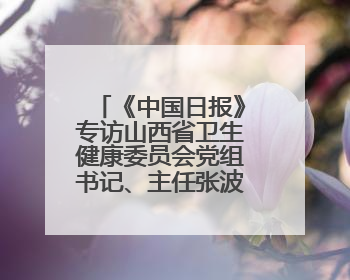 《中国日报》专访山西省卫生健康委员会党组书记、主任张波：山西省加强援外医疗工作 构建中非卫生健康共同体