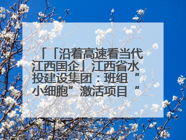「沿着高速看当代江西国企」江西省水投建设集团：班组“小细胞”激活项目“大建设”