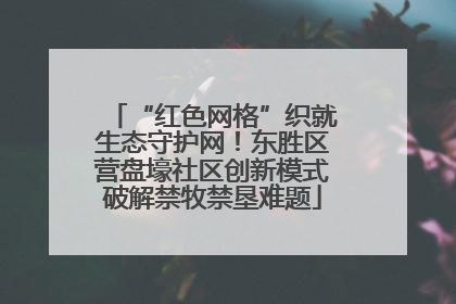 “红色网格”织就生态守护网！东胜区营盘壕社区创新模式破解禁牧禁垦难题