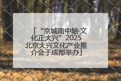 “京城南中轴·文化正大兴”2025北京大兴文化产业推介会于成都举办