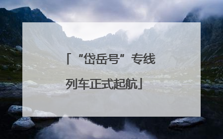 “岱岳号”专线列车正式起航