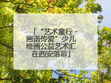 “艺术童行・画语传爱”少儿绘画公益艺术汇在西安落幕