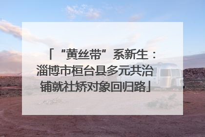 “黄丝带”系新生：淄博市桓台县多元共治铺就社矫对象回归路