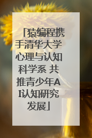 猿编程携手清华大学心理与认知科学系 共推青少年AI认知研究发展