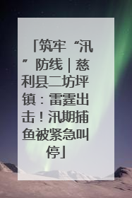 筑牢“汛”防线｜慈利县二坊坪镇：雷霆出击！汛期捕鱼被紧急叫停