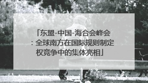 东盟-中国-海合会峰会：全球南方在国际规则制定权竞争中的集体亮相