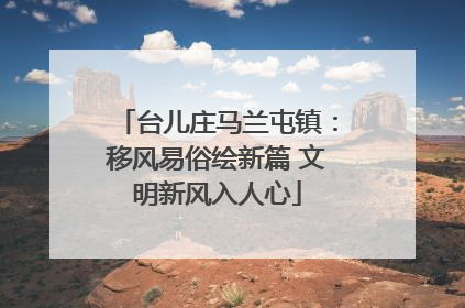 台儿庄马兰屯镇：移风易俗绘新篇 文明新风入人心