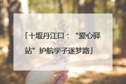 十堰丹江口：“爱心驿站”护航学子逐梦路