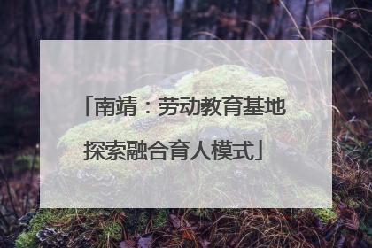 南靖：劳动教育基地探索融合育人模式