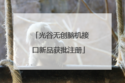 光谷无创脑机接口新品获批注册