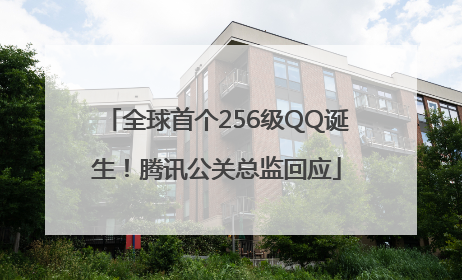 全球首个256级QQ诞生！腾讯公关总监回应