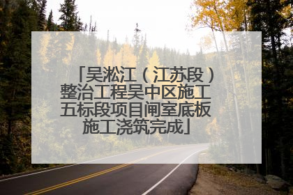 吴淞江（江苏段）整治工程吴中区施工五标段项目闸室底板施工浇筑完成