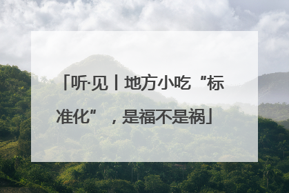 听·见丨地方小吃“标准化”，是福不是祸