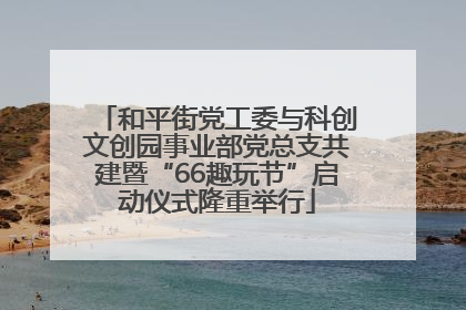 和平街党工委与科创文创园事业部党总支共建暨“66趣玩节”启动仪式隆重举行