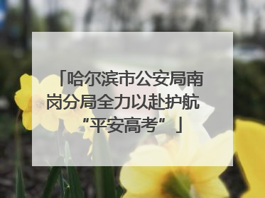 哈尔滨市公安局南岗分局全力以赴护航“平安高考”