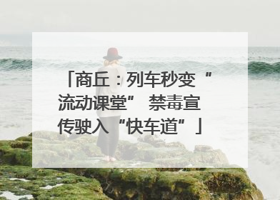 商丘：列车秒变“流动课堂” 禁毒宣传驶入“快车道”