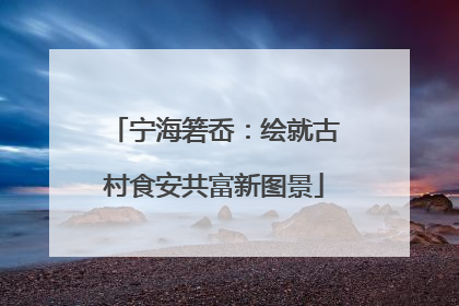 宁海箬岙：绘就古村食安共富新图景