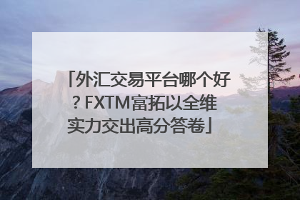 外汇交易平台哪个好？FXTM富拓以全维实力交出高分答卷