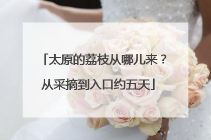 太原的荔枝从哪儿来？从采摘到入口约五天