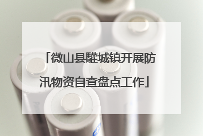微山县驩城镇开展防汛物资自查盘点工作