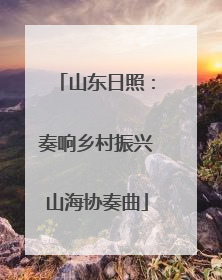 山东日照：奏响乡村振兴山海协奏曲