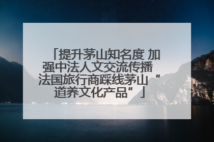 提升茅山知名度 加强中法人文交流传播 法国旅行商踩线茅山“道养文化产品”