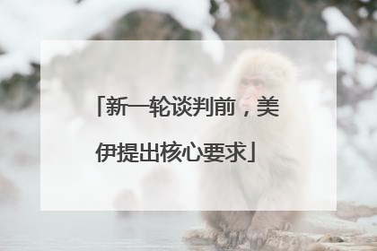 新一轮谈判前，美伊提出核心要求