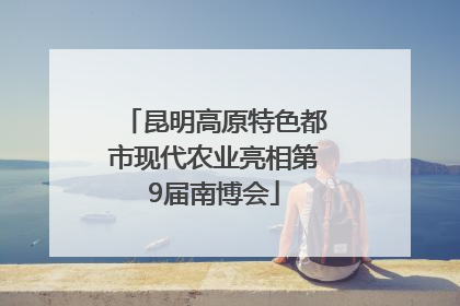 昆明高原特色都市现代农业亮相第9届南博会