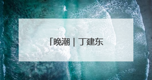 晚潮｜丁建东的渔文化情怀