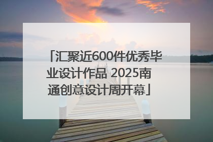 汇聚近600件优秀毕业设计作品 2025南通创意设计周开幕