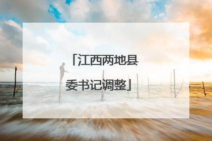 江西两地县委书记调整