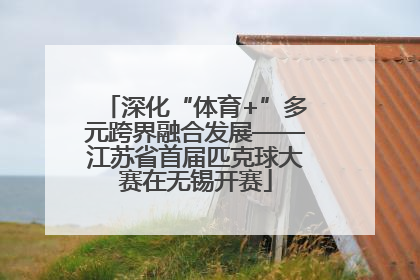 深化“体育+”多元跨界融合发展——江苏省首届匹克球大赛在无锡开赛