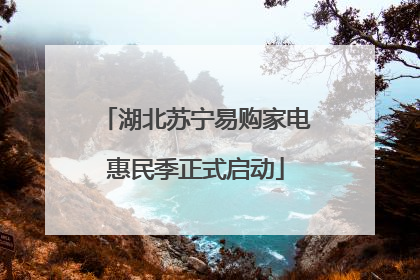 湖北苏宁易购家电惠民季正式启动
