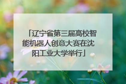 辽宁省第三届高校智能机器人创意大赛在沈阳工业大学举行