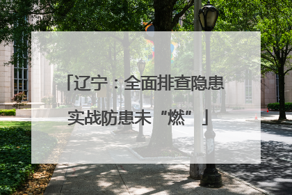 辽宁：全面排查隐患 实战防患未“燃”