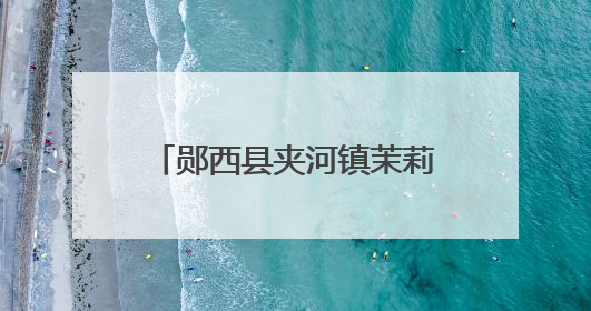 郧西县夹河镇茉莉花开好“钱景”