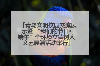青岛文明校园交流展示暨 “我们的节日•端午”全环境立德树人文艺展演活动举行