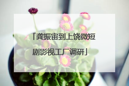龚振宙到上饶微短剧影视工厂调研