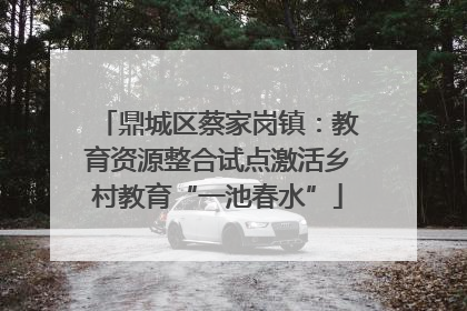 鼎城区蔡家岗镇：教育资源整合试点激活乡村教育“一池春水”