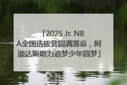 2025 Jr. NBA全国选拔营圆满落幕，阿迪达斯助力追梦少年圆梦