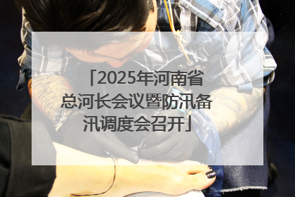 2025年河南省总河长会议暨防汛备汛调度会召开