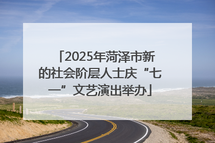 2025年菏泽市新的社会阶层人士庆“七一”文艺演出举办