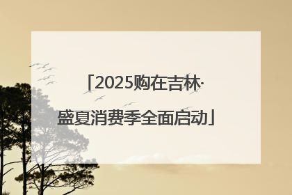 2025购在吉林·盛夏消费季全面启动
